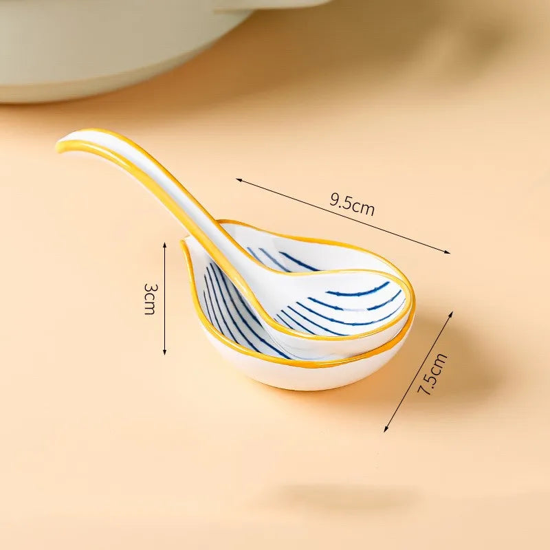 Casual Classical Lattice Flower ceramics Tableware 1 Piece 1 Set