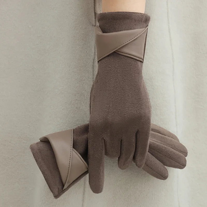 Women's Basic Simple Style Solid Color Gloves
