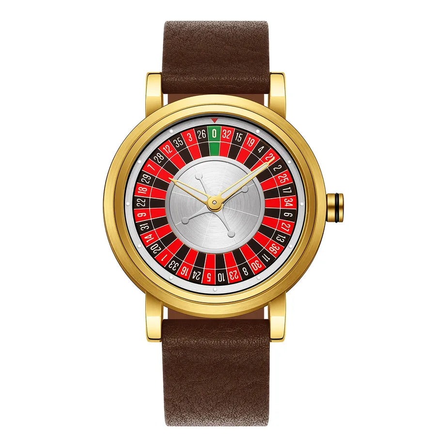 Retro Geometric Buckle Quartz Watch Men's Watches
