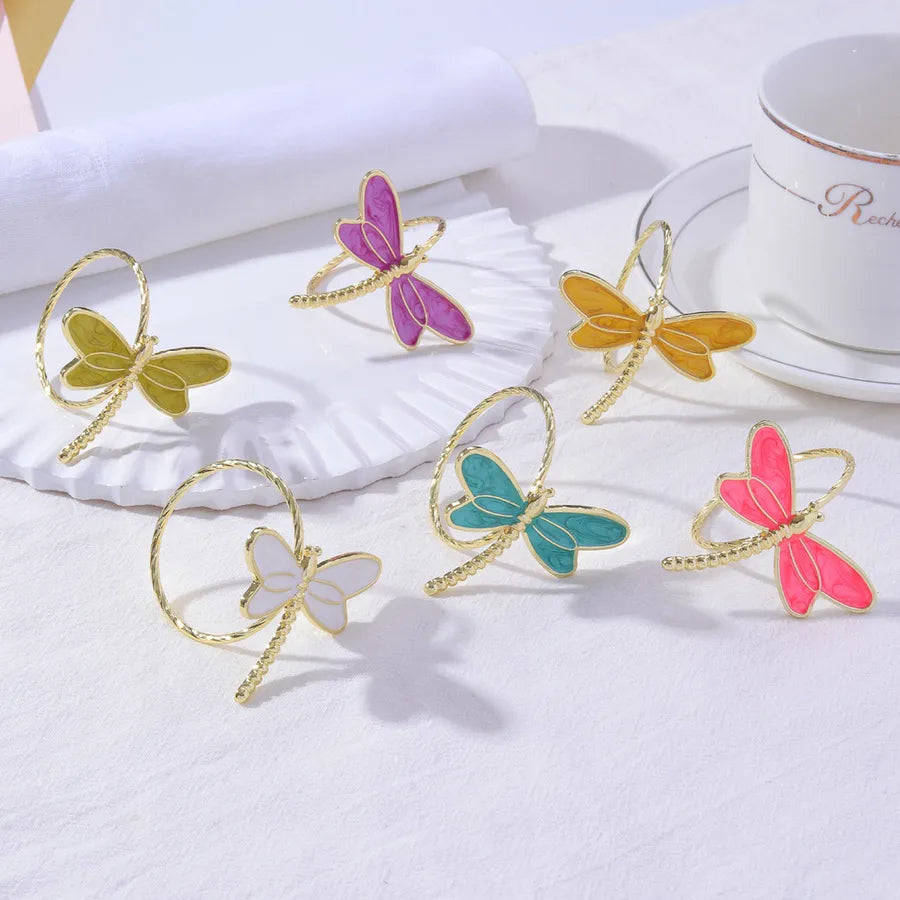 Insect Dragonfly Butterfly Zinc alloy 1 Piece