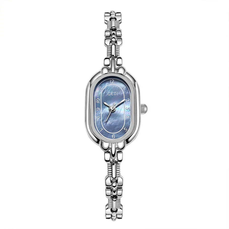Elegant Streetwear Geometric Jewelry Buckle Quartz Watch Women's Watches