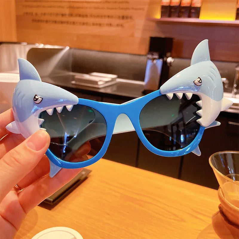 cute cartoon pc special-shaped mirror full frame kids sunglasses