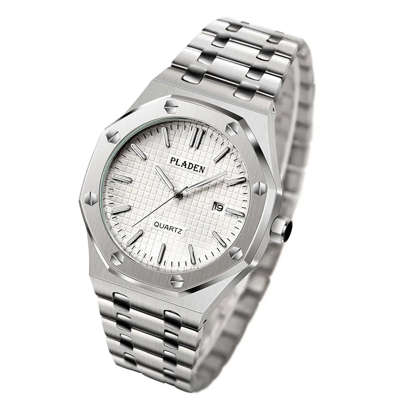 Business Geometric Butterfly Double Snap Quartz Men's Watches