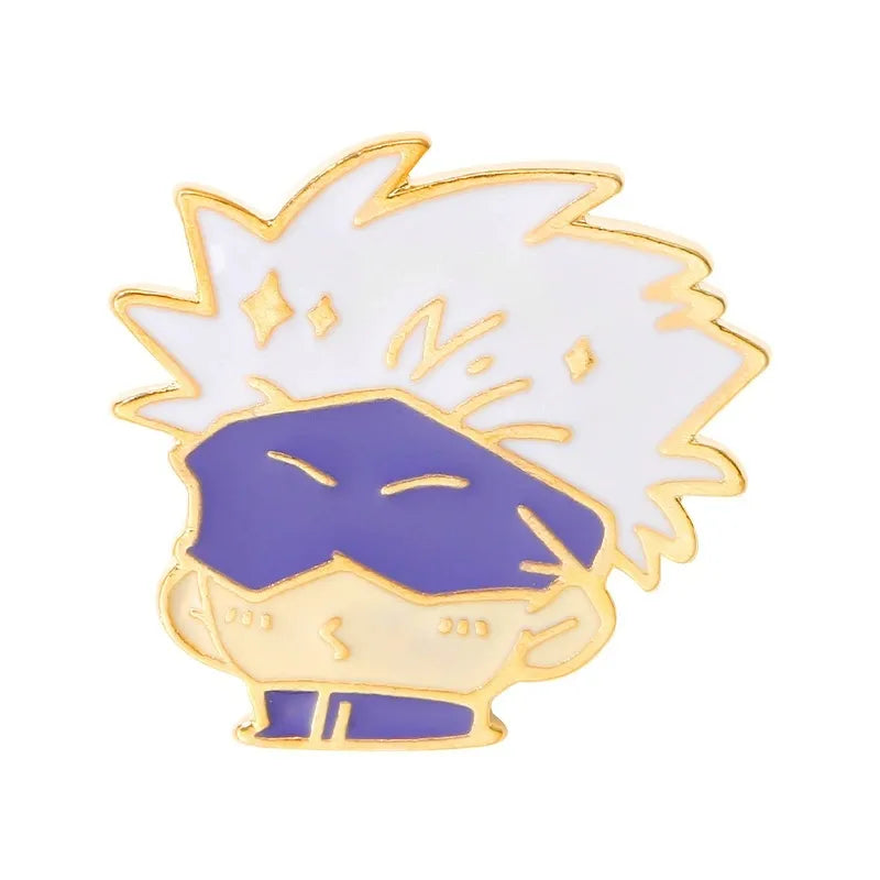 Cartoon Style Cowboy Style Artistic Cartoon Character Alloy Stamping Stoving Varnish Plating Unisex Badge Brooches Collar Pin