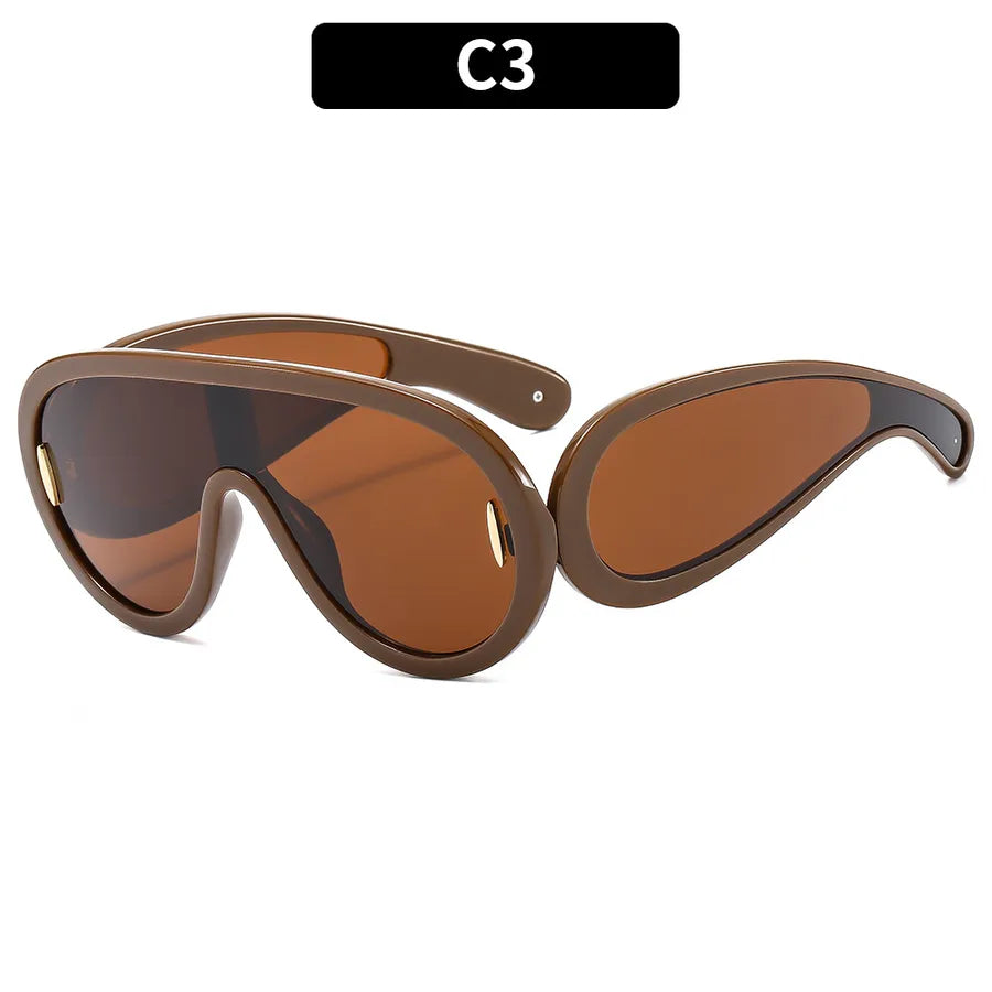 Streetwear Irregular Pc Special-Shaped Mirror Full Frame Glasses