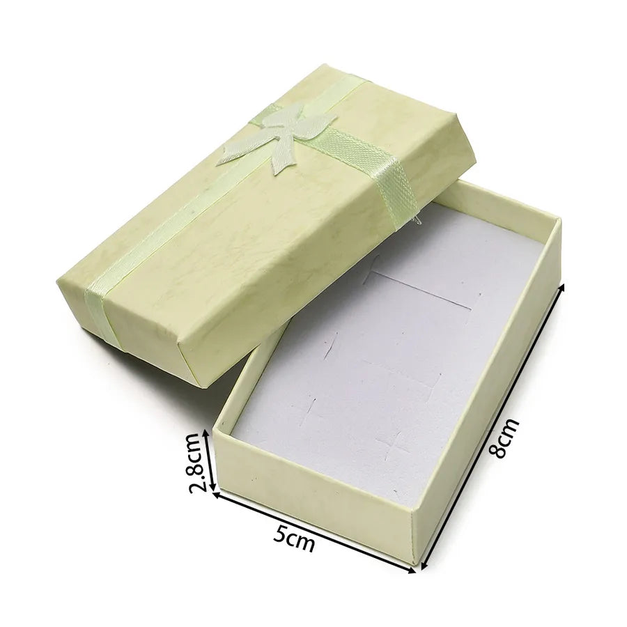 1 Piece Paper Elegant Simple Style Daily Date Bow Knot Jewelry Boxes