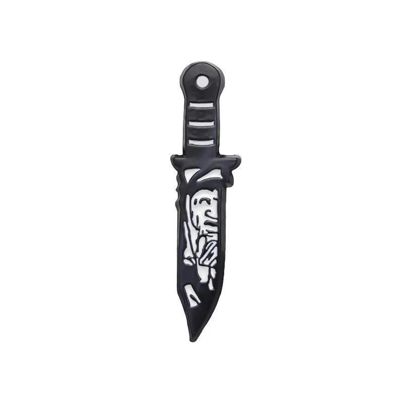 Simple Style Pin Blade Alloy Stoving Varnish Unisex Brooches