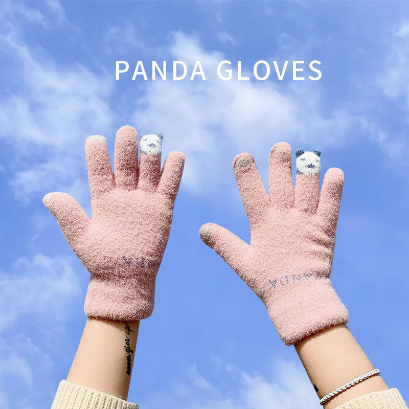unisex simple style solid color gloves 1 set
