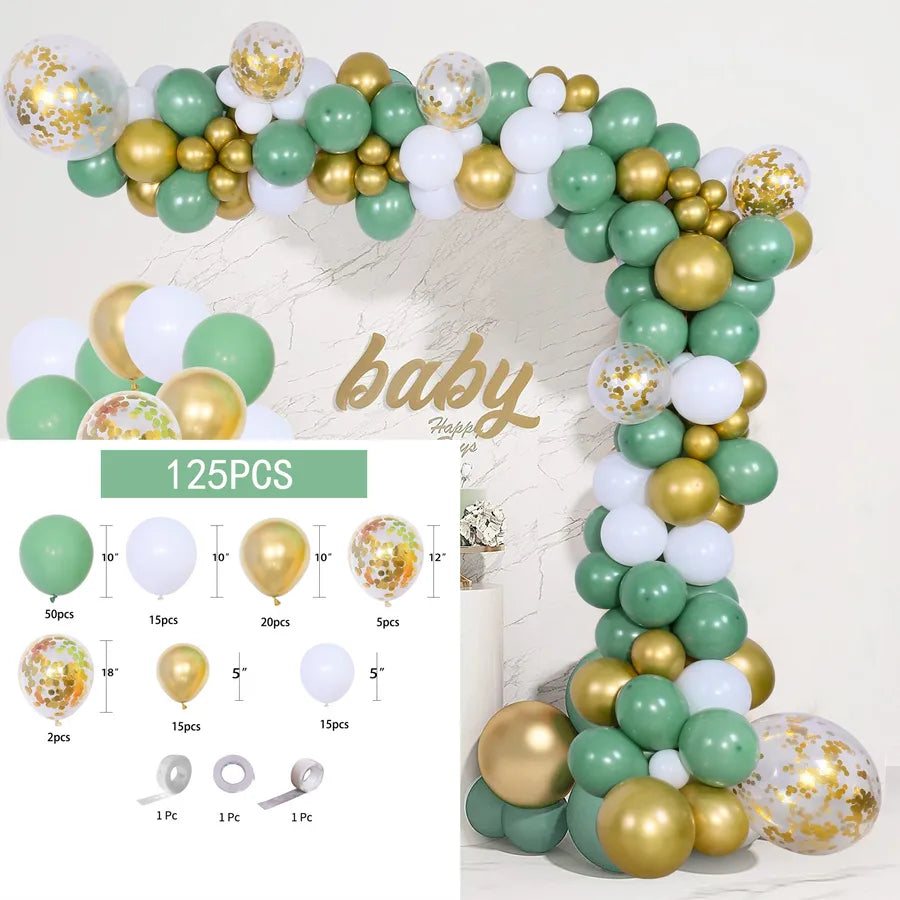 10 Series Birthday Party Decoration Balloon Suit Balloon Chain Arch Wedding Wedding Room Scene Arrangement