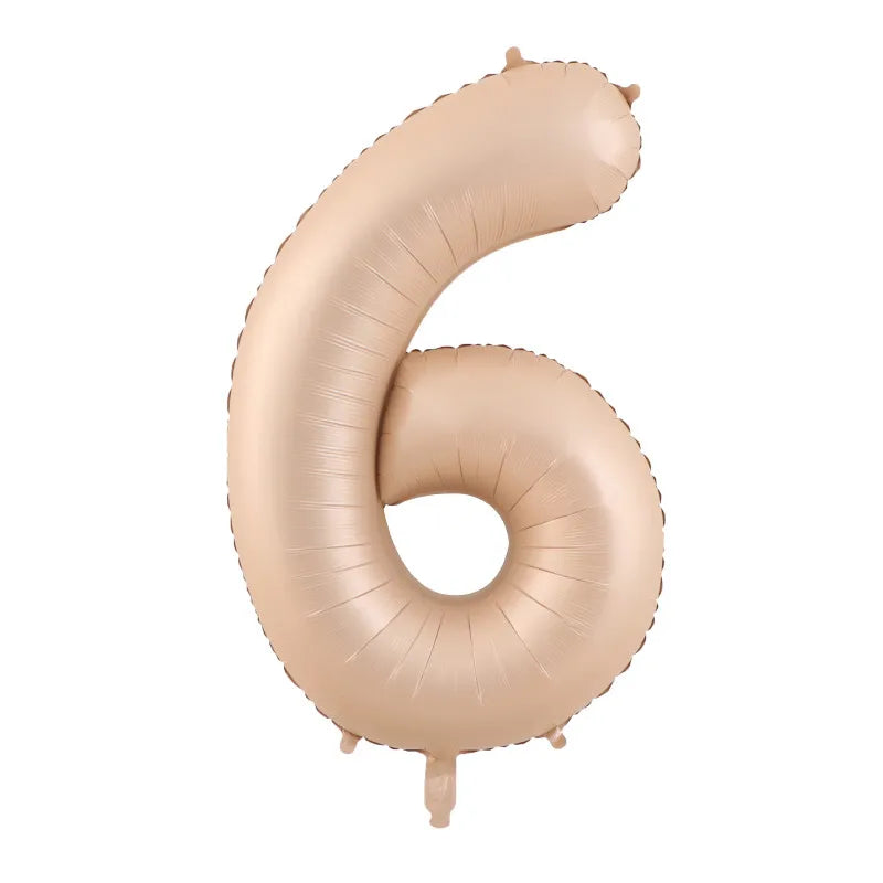 birthday number aluminum film party balloons 1 piece