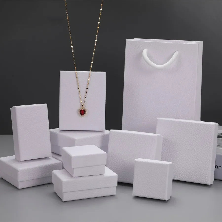 1 Piece Paper Classical Daily Solid Color Jewelry Boxes