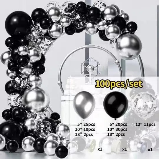 10 Series Birthday Party Decoration Balloon Suit Balloon Chain Arch Wedding Wedding Room Scene Arrangement