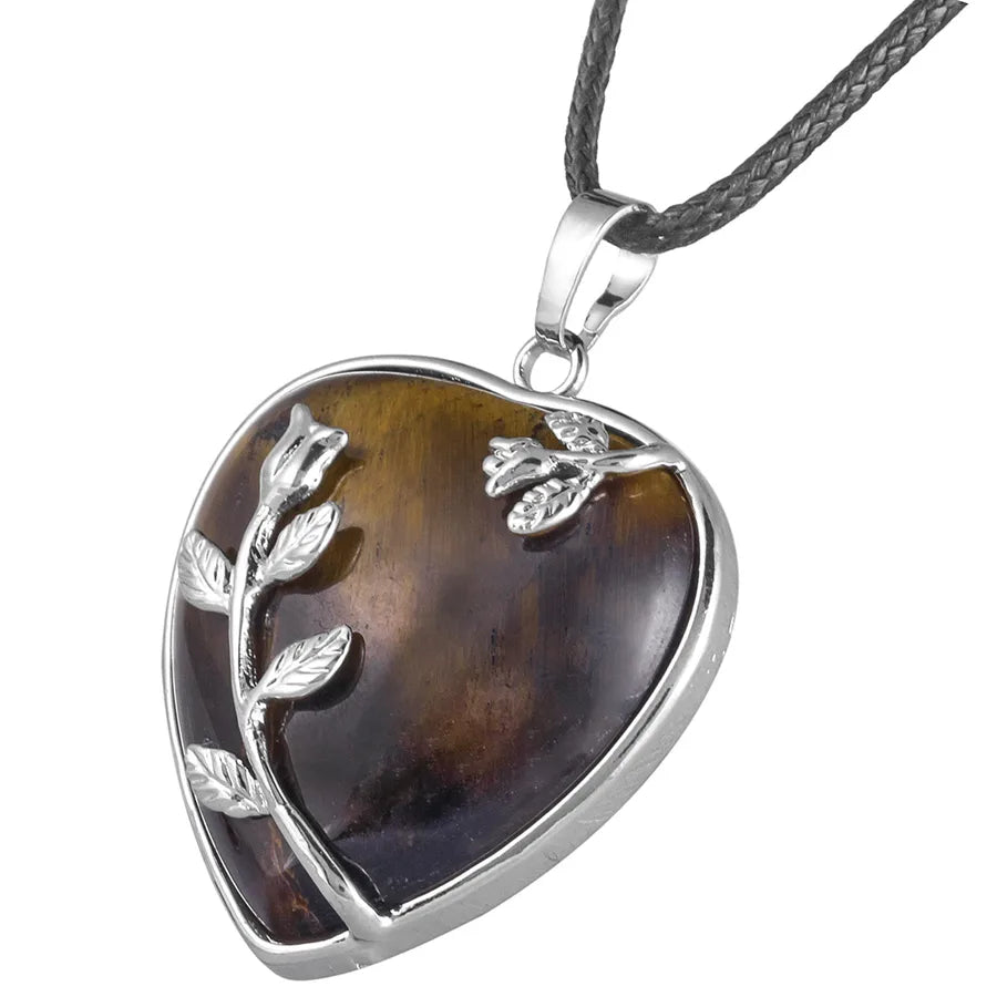 elegant streetwear heart shape crystal alloy wholesale charms