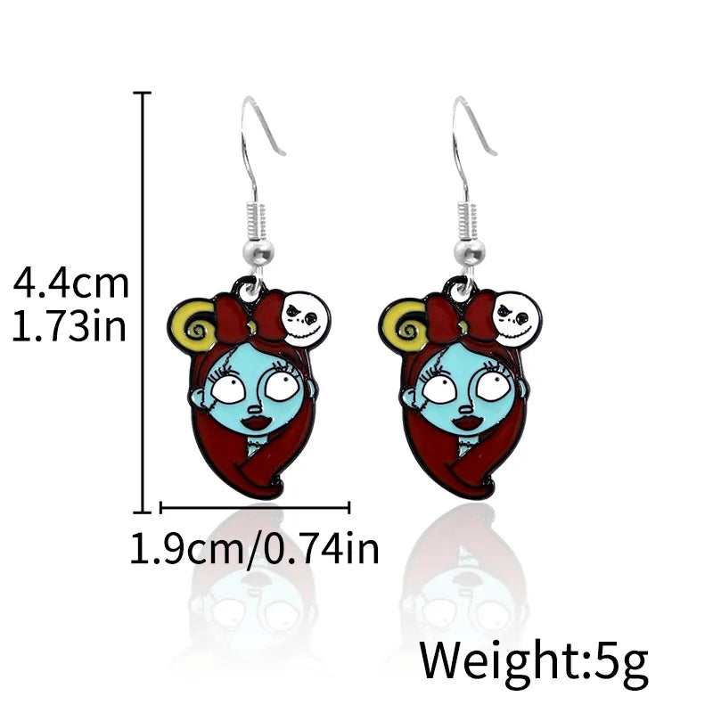 Halloween Ghost Devil Death Zombie Horror Pumpkin Skull Ear Cuff Alloy Geometric Pattern Unisex Original Design Jewelry Earring