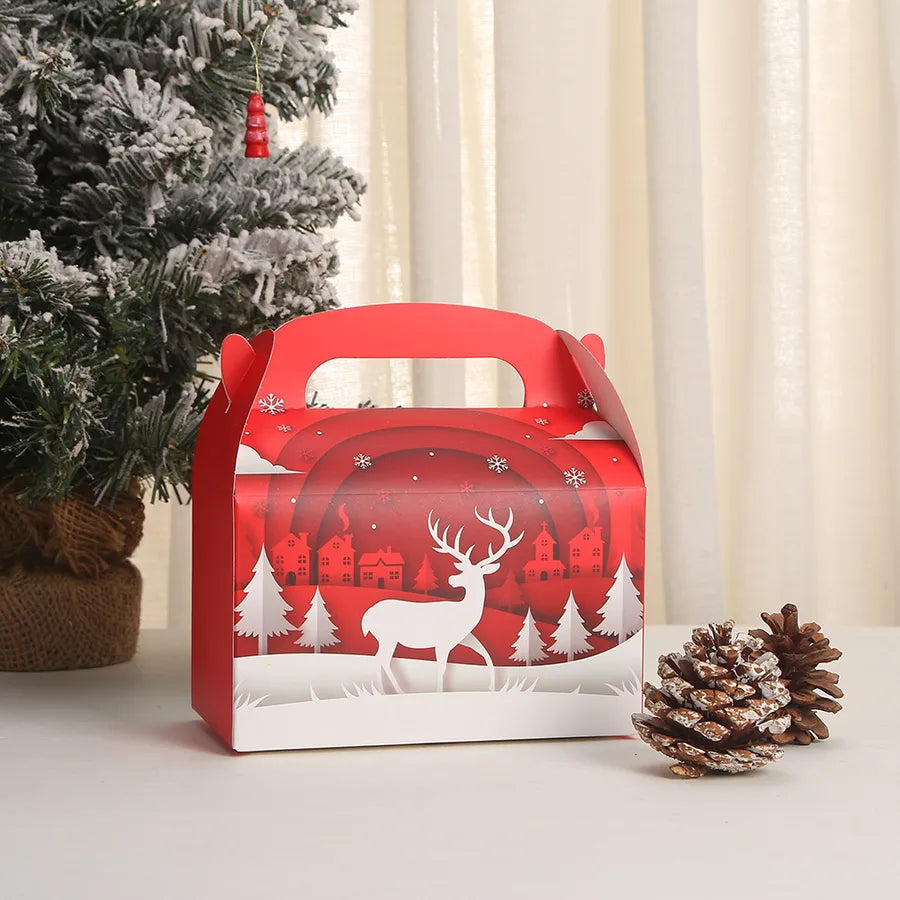 Christmas Cute Christmas Tree Santa Claus Elk Festival Gift Wrapping Supplies
