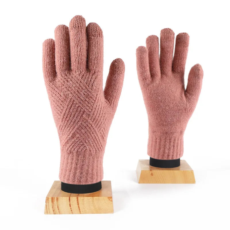 women's casual solid color gloves 1 pair