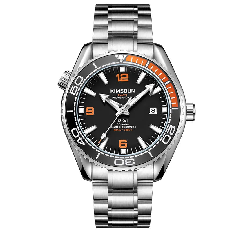 Commute Solid Color Double Side Snaps Quartz Men's Watches