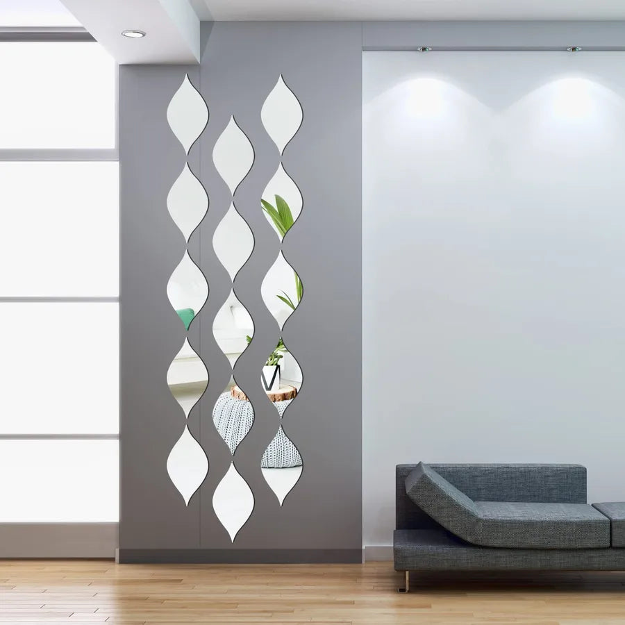 High-definition non-broken acrylic mirror wall-mounted self-adhesive soft mirror punch-free decorative mirror household bathroom cosmetic mirror