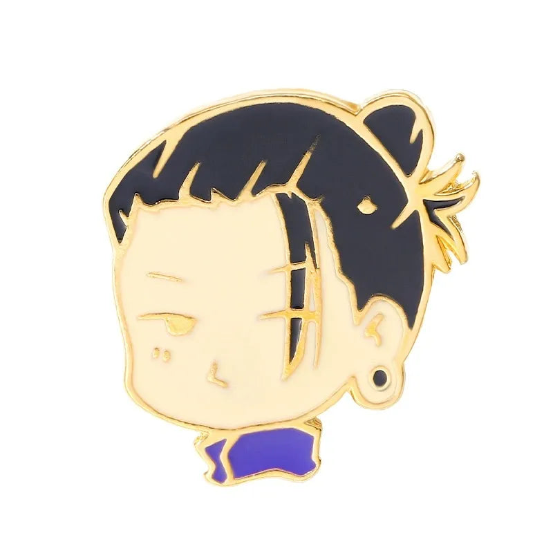 Cartoon Style Cowboy Style Artistic Cartoon Character Alloy Stamping Stoving Varnish Plating Unisex Badge Brooches Collar Pin