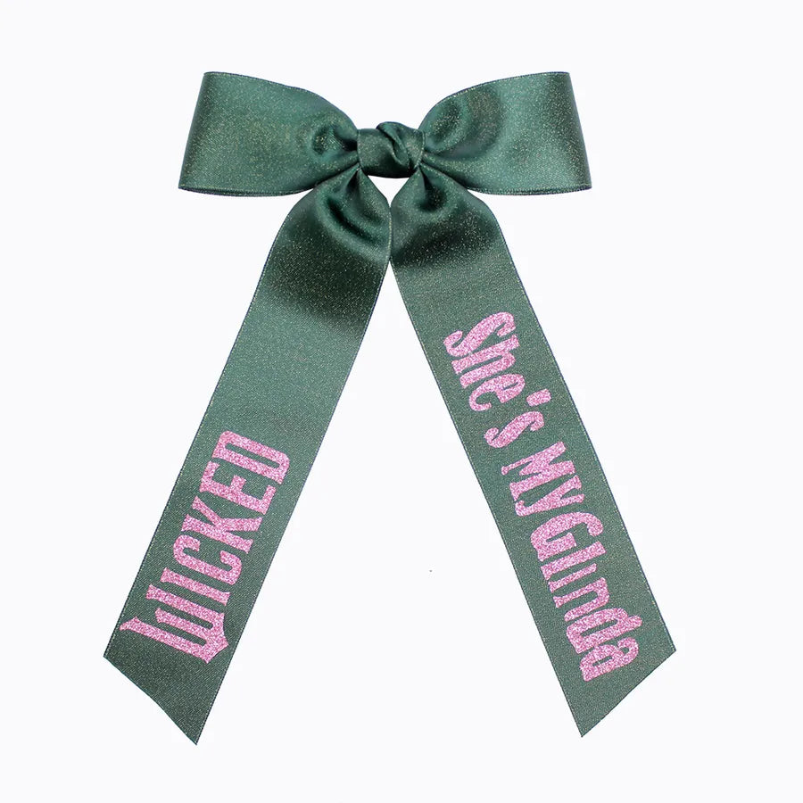 Magic Wicked Witch Hair Accessories Hairpin Pink Green Bow Children Girl Cute Hairpin  Explosions