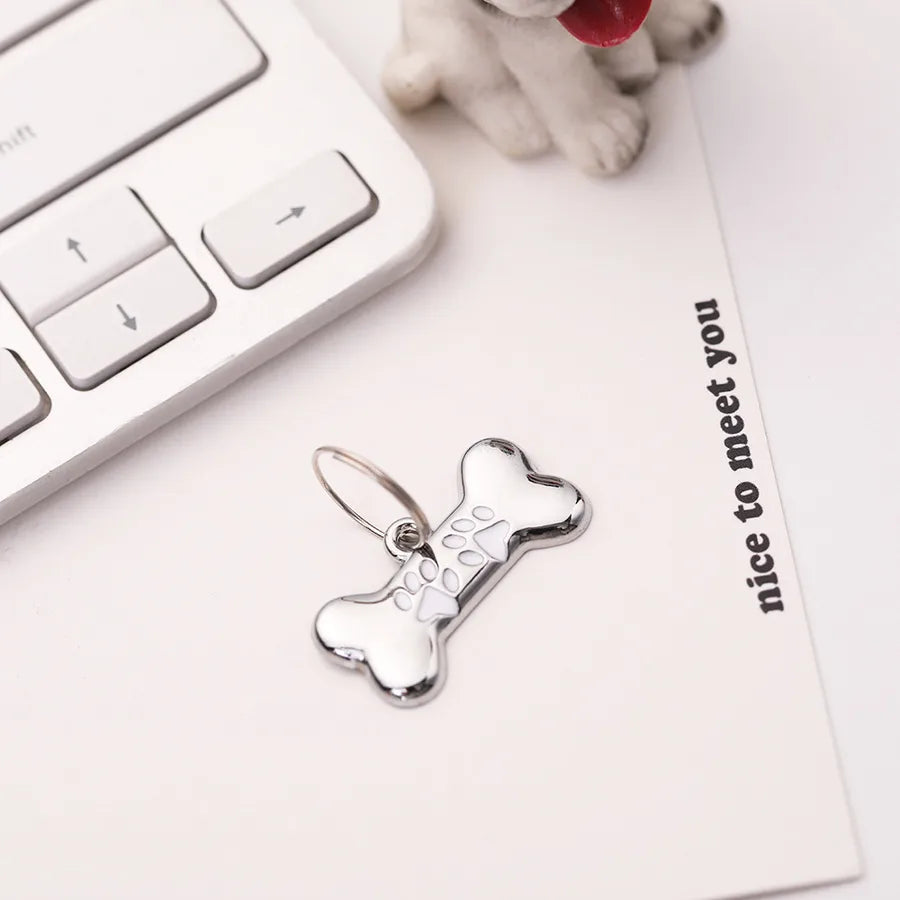 Basic Simple Style Metal Footprint Pet Accessories