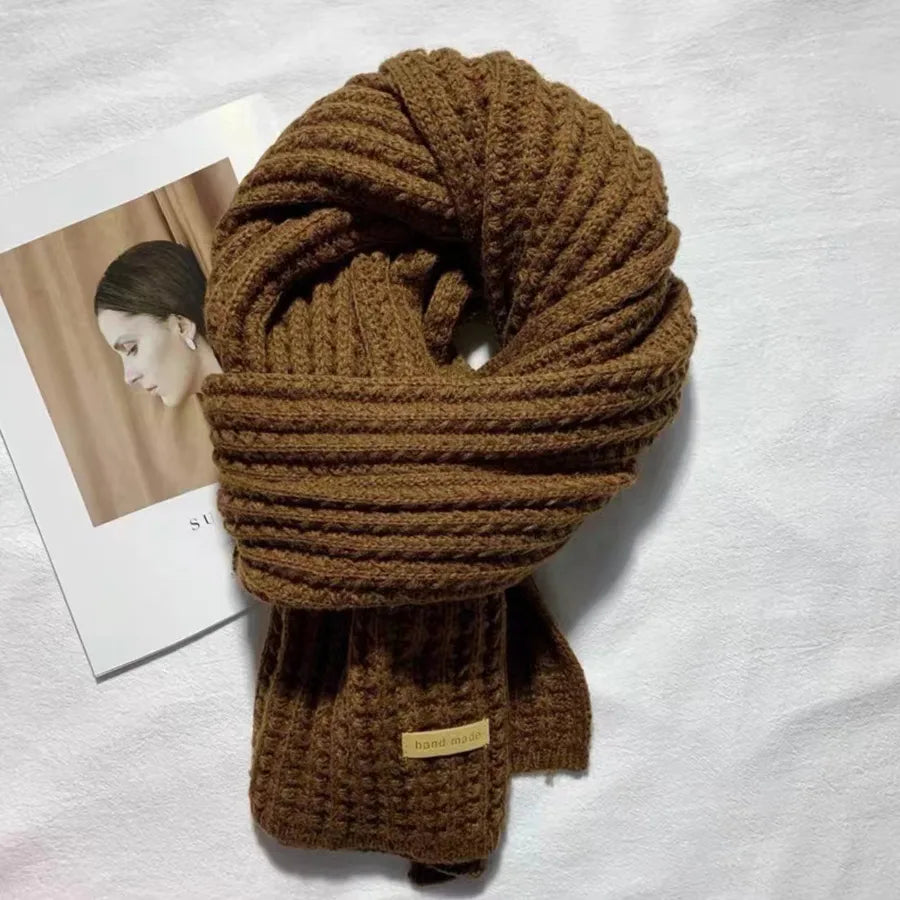 Women's Simple Style Stripe Cotton Scarf