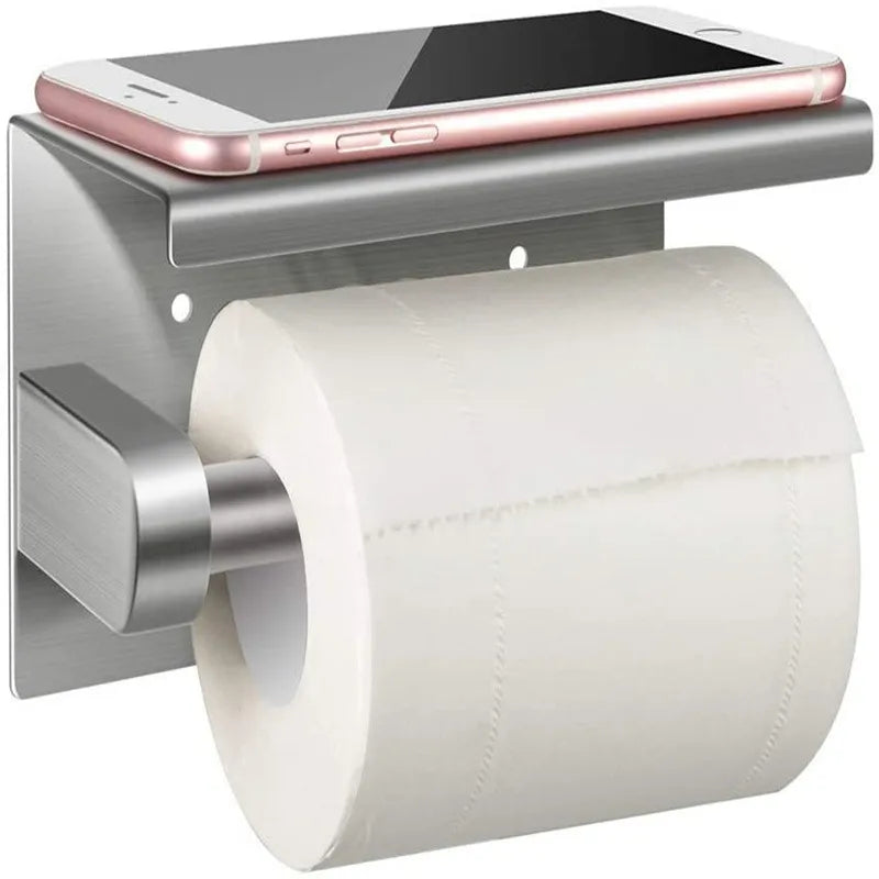 Casual Solid Color 304 Stainless Steel Tissue Holder