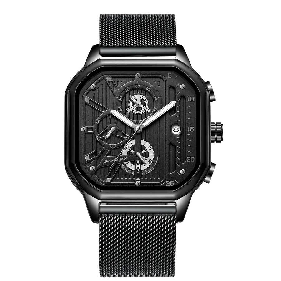 sports geometric buckle quartz men's watches