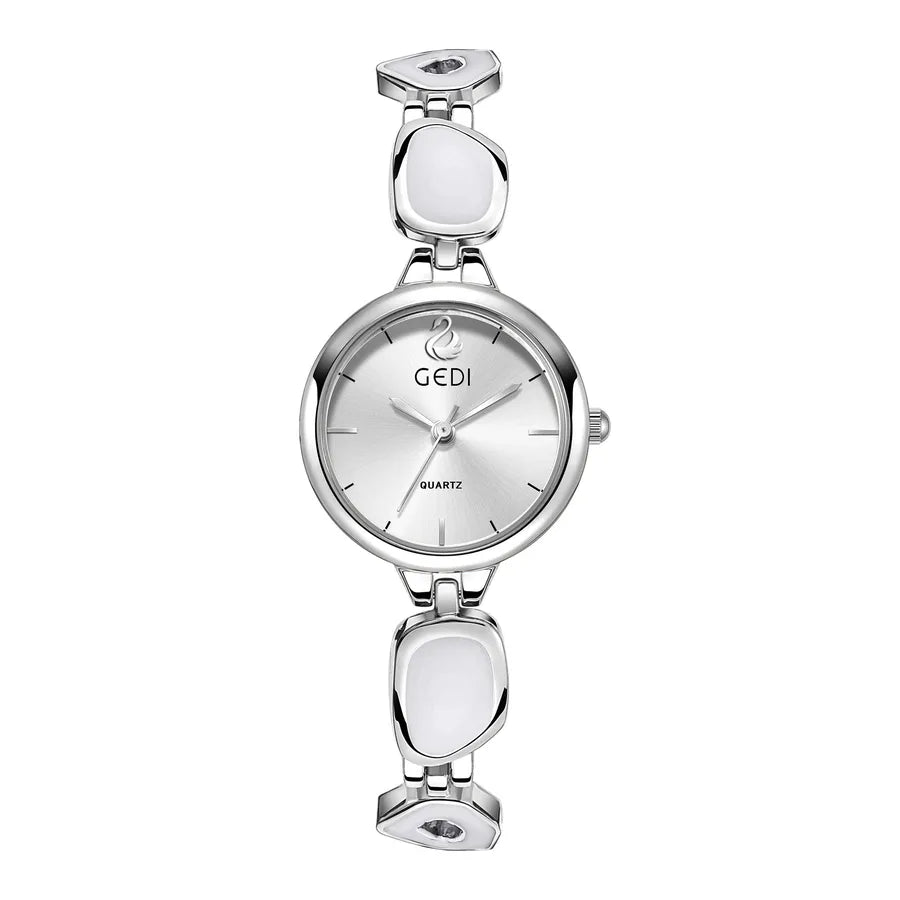 Casual Elegant Solid Color Jewelry Buckle Quartz Watch Women's Watches
