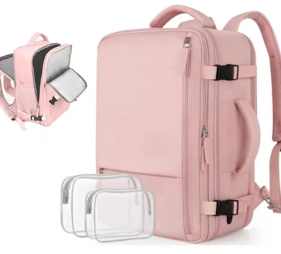 new student casual backpack schoolbag women's large capacity multi-functional computer backpack travel backpack
