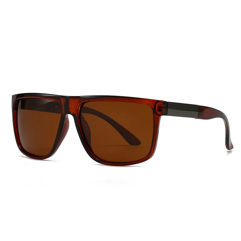 Casual Simple Style Solid Color Pc Gradient Tinted Lenses Square Full Frame Women's Sunglasses