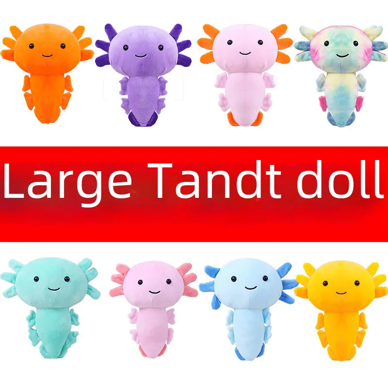 direct   salamander doll plush toy Axoiotl hexagonal dinosaur doll spot