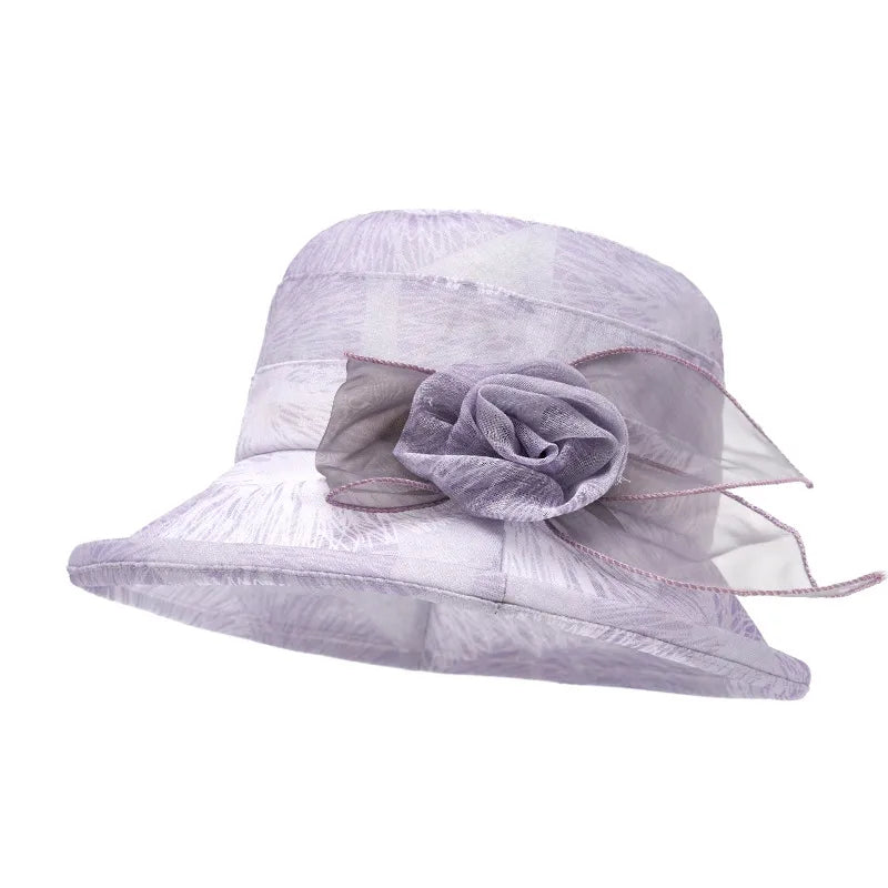 Women's Casual Elegant Simple Style Solid Color Wide Eaves Bucket Hat