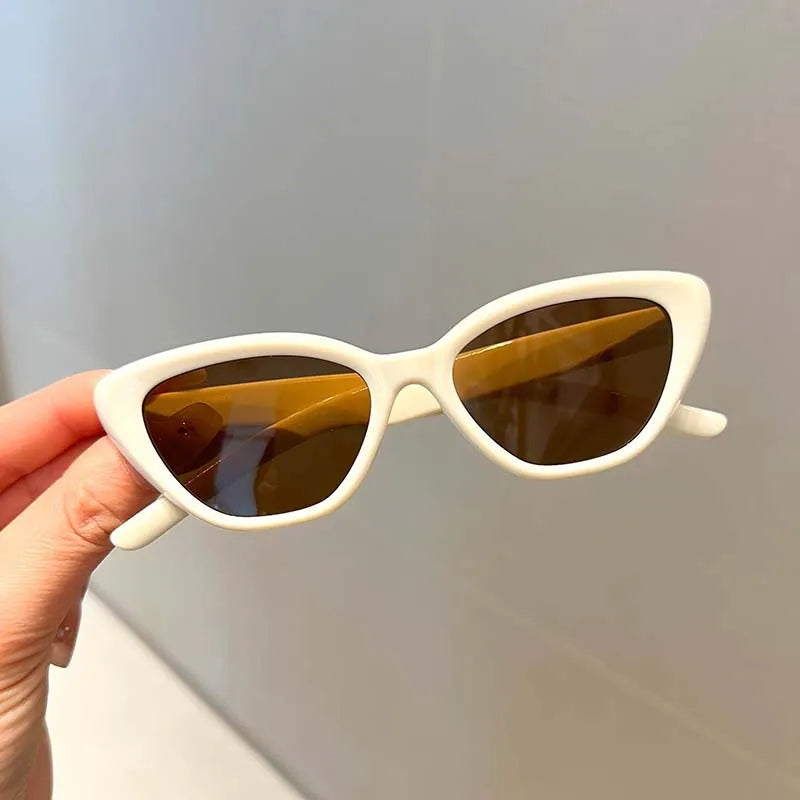 Children's new sunglasses simple frame color men and women treasure Han Feng ins round frame sunglasses clear travel style