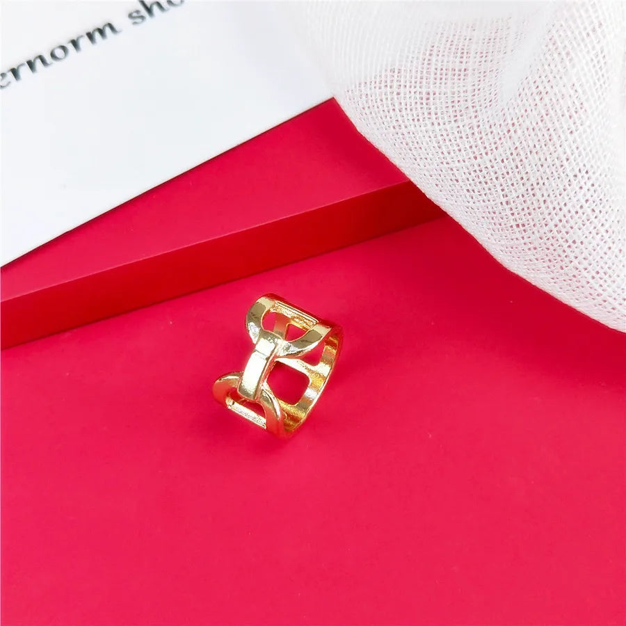 women's fashion geometric water droplets pu alloy rhinestone pearl