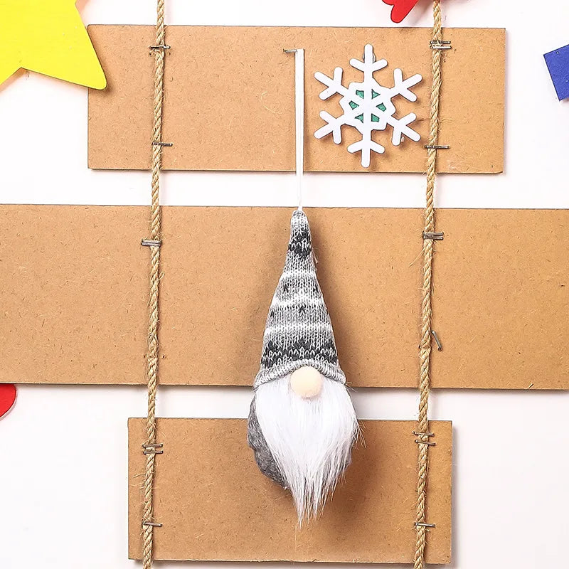 Christmas Cartoon Style Simple Style Classic Style Color Block Holiday Festival Hanging Ornaments