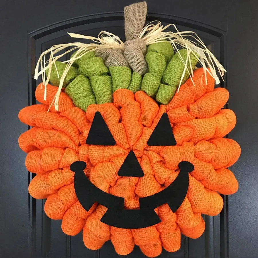 Halloween Cartoon Style Pumpkin Party Garlands Decorations Hanging Ornaments Party Supplies