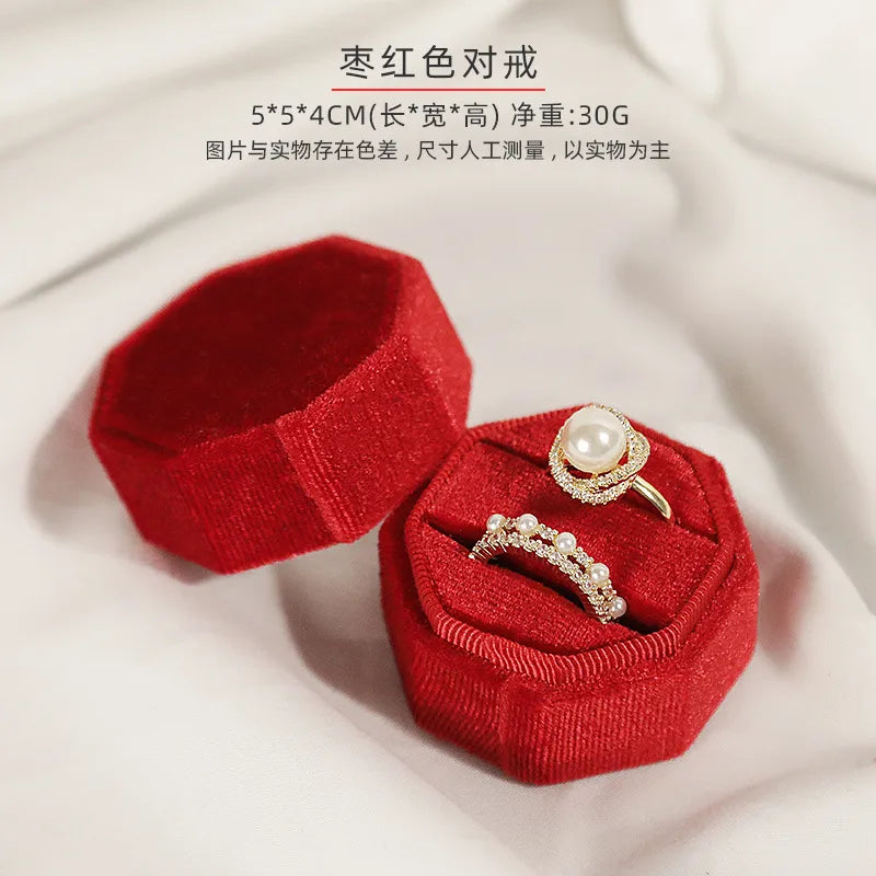 elegant solid color flannel wholesale jewelry boxes