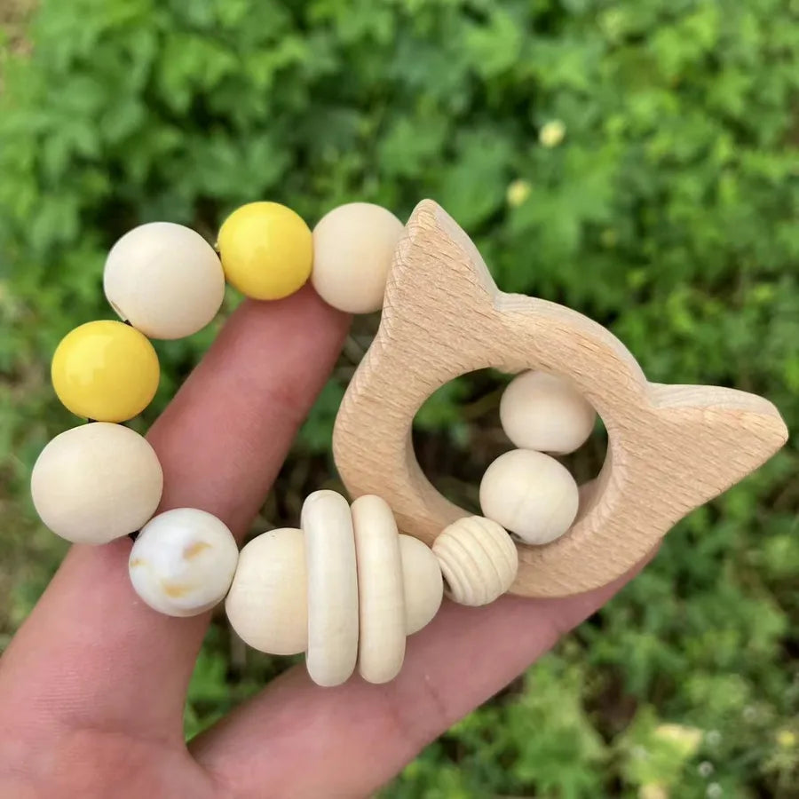 baby toys bear wood toys