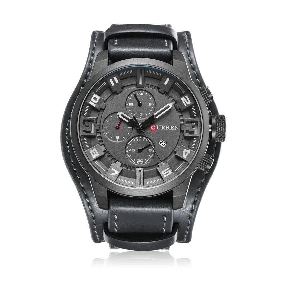 casual letter buckle quartz men's watches