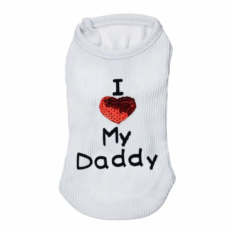 Casual Thread Letter Pet Clothing