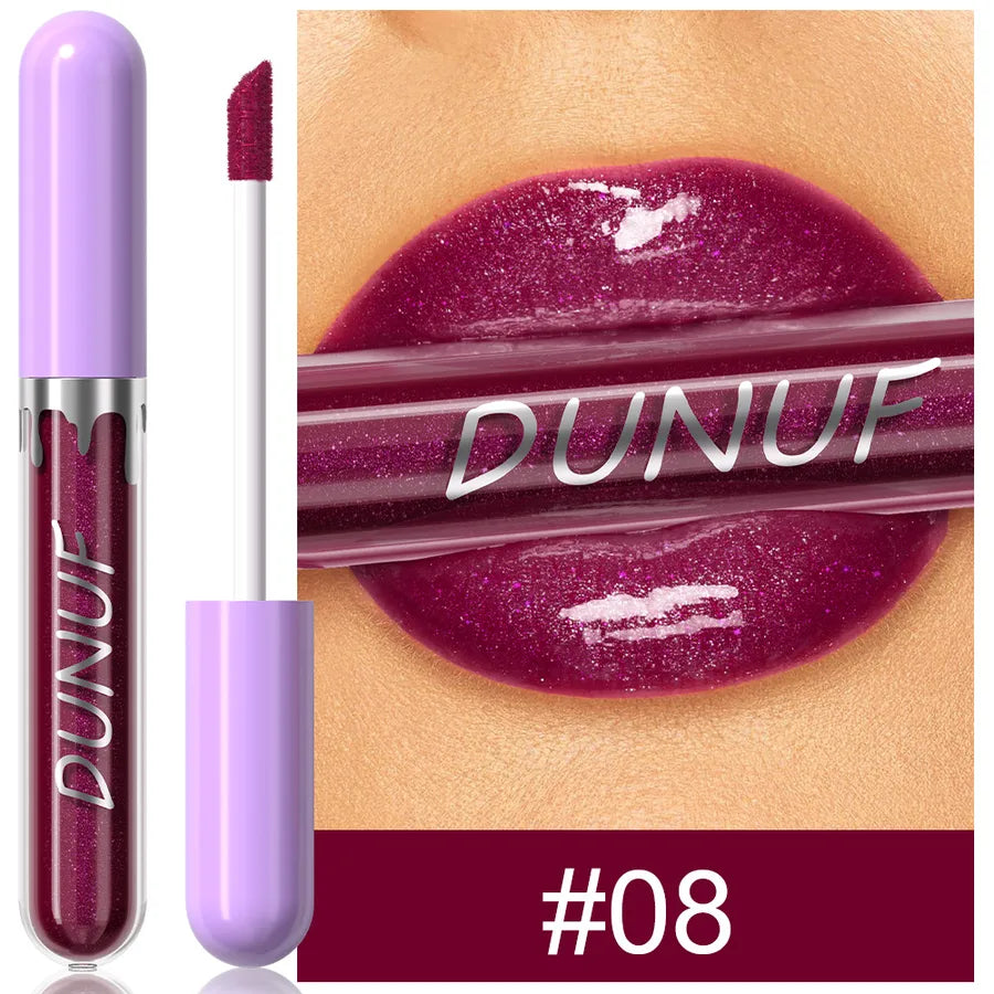 Casual Elegant Multicolor Liquid Lip Gloss