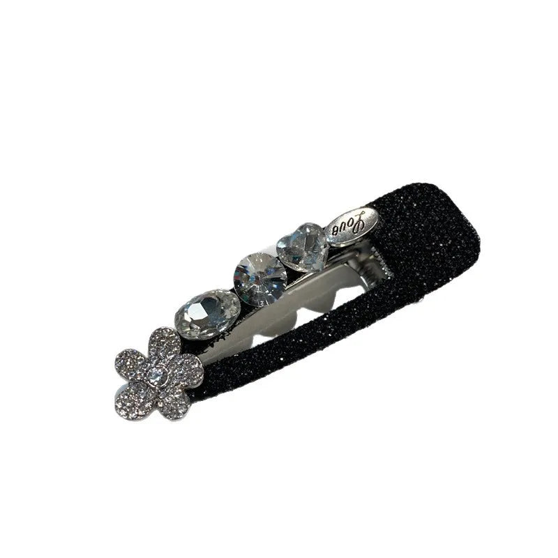 Silver Minimalist New English Alphabet Hair Clips Sweet Cool Style Bangs Washing Face Side Clips Super Fairy Tale Hair Cards