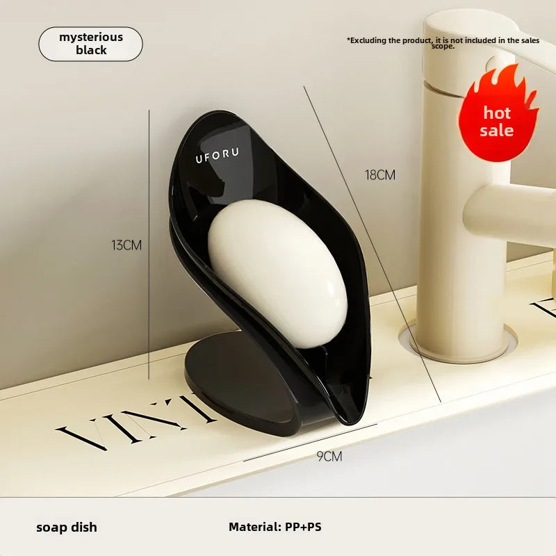 Household soap box draining light luxury bathroom simple soap box bathroom countertop multi-functional creative soap box