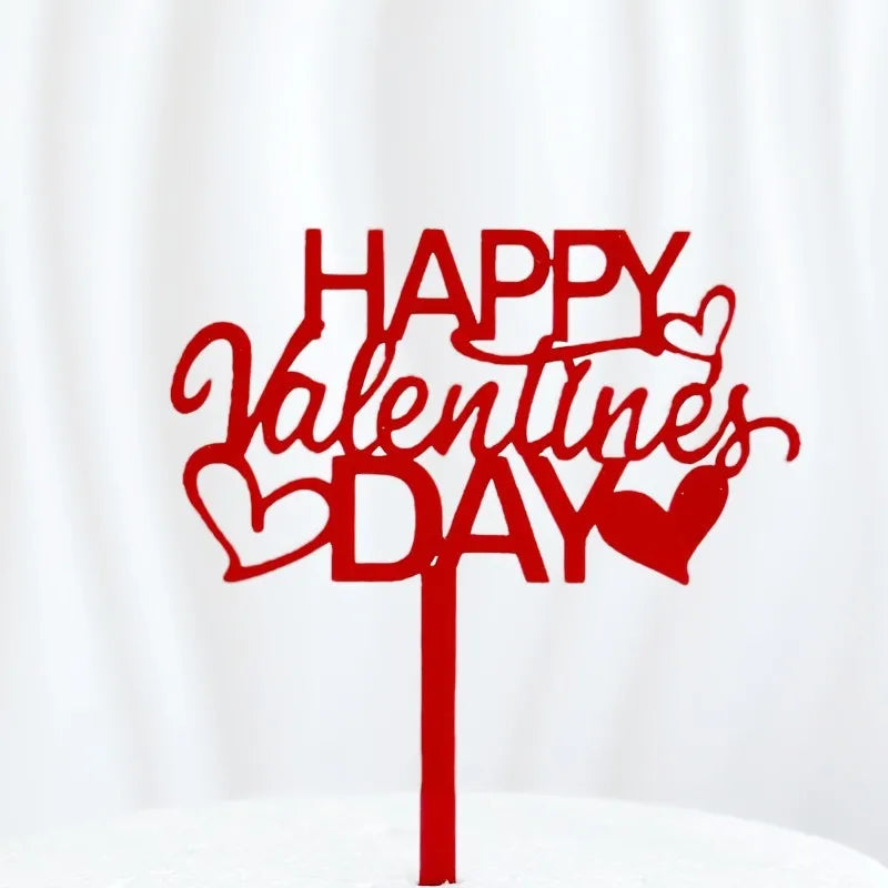 Valentine'S Day Casual Elegant Lady Letter Plastic Holiday Banquet Selfie Cake Decorating Supplies Party Supplies Cake Decorating Supplies 1 Piece