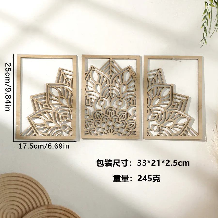 Simple Style Flower Boxwood pendant Wall Art