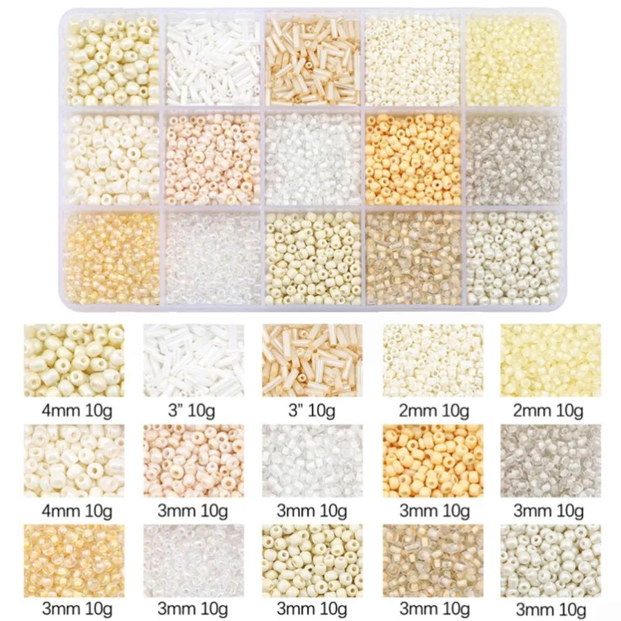 Bead Sequins Imitation Pearl Material Package Handmade Diy Beaded Bracelet Accessories Ornament Accessories Amazon Hot