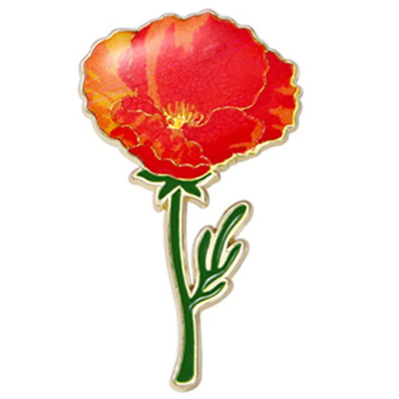 Casual Elegant Lady Flower Alloy Stoving Varnish Plating Unisex Brooches