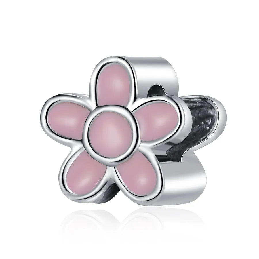 20 PCS/Package Diameter 10mm Alloy Letter Heart Shape Flower Beads