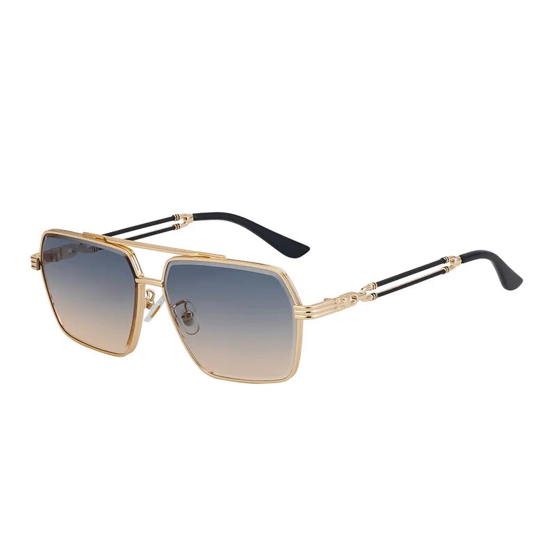 Classic Style Square Pc Square Full Frame Men's Sunglasses